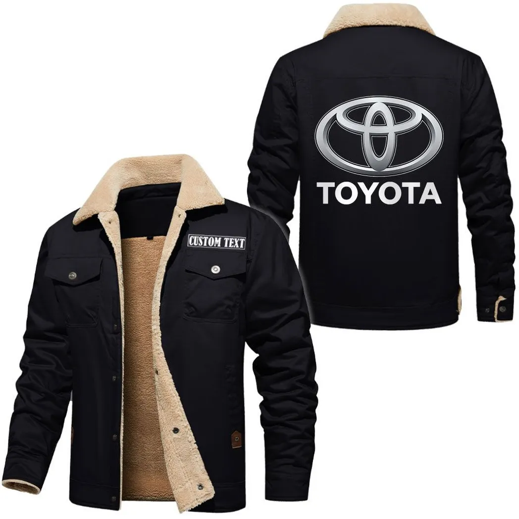 Lifestyle Motion Jacket Fur Collar Fleece, Cozy Car Culture Jacket CAR566112825232-Black