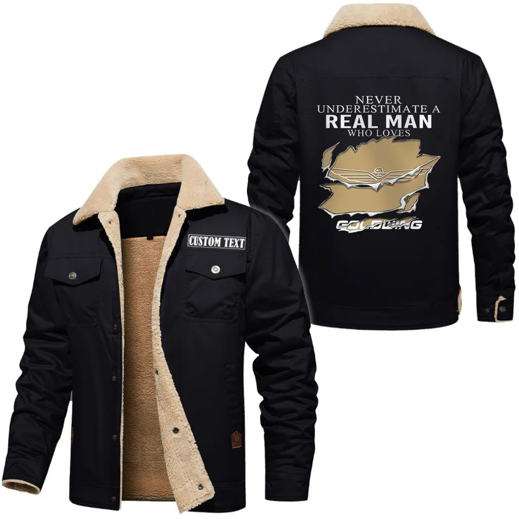 Luxury Touring Bike Jacket Fur Collar Fleece, Casual Automotive Fur Fleece CAR566112825556-Black