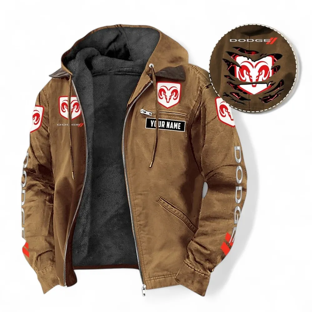 Muscle Car Hooded And Flannel Hoodie, Street-Ready Casual Hoodie For Car Lovers CAR391 - Camel