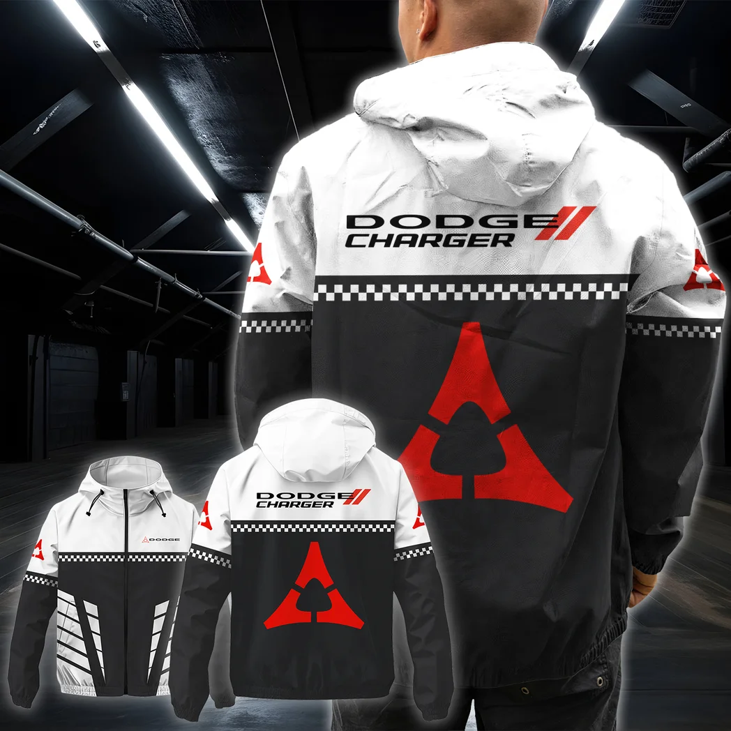 Muscle Sedan Windbreaker Jacket, Sporty Breathable Rider's Jacket HVN1385DC