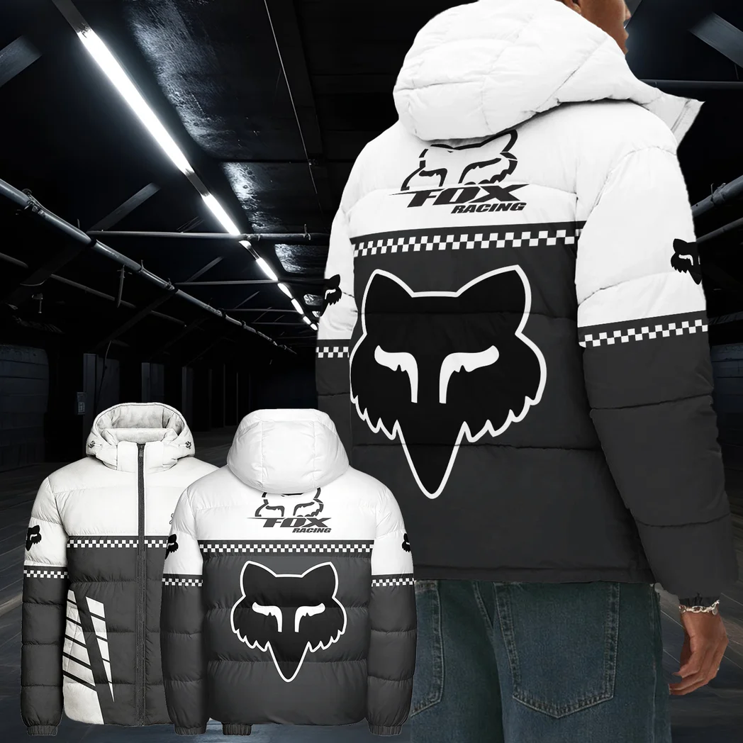 Off-Road Apparel Hooded Cotton Jacket, Rider Style Everyday Warmth HVN1385FR