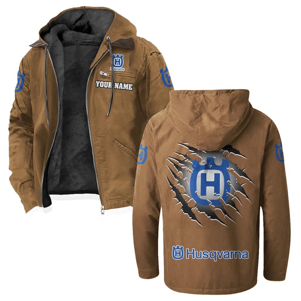 Off-Road Racer Flannel Hoodie, Bold Automotive Hoodie HVN1327HU - Camel