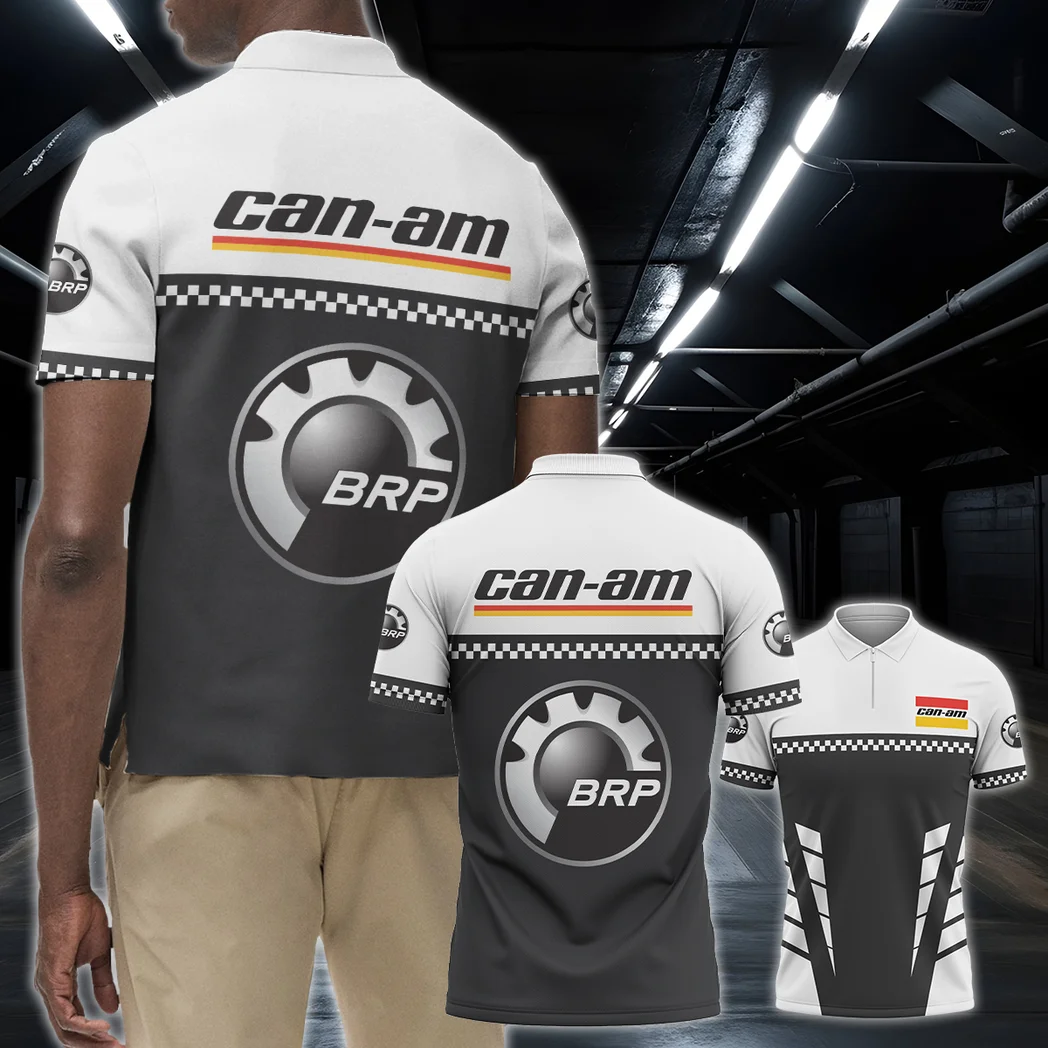 Off-Roader Zipper Polo Shirt, Bold Road Polo Shirt HVN1385BR