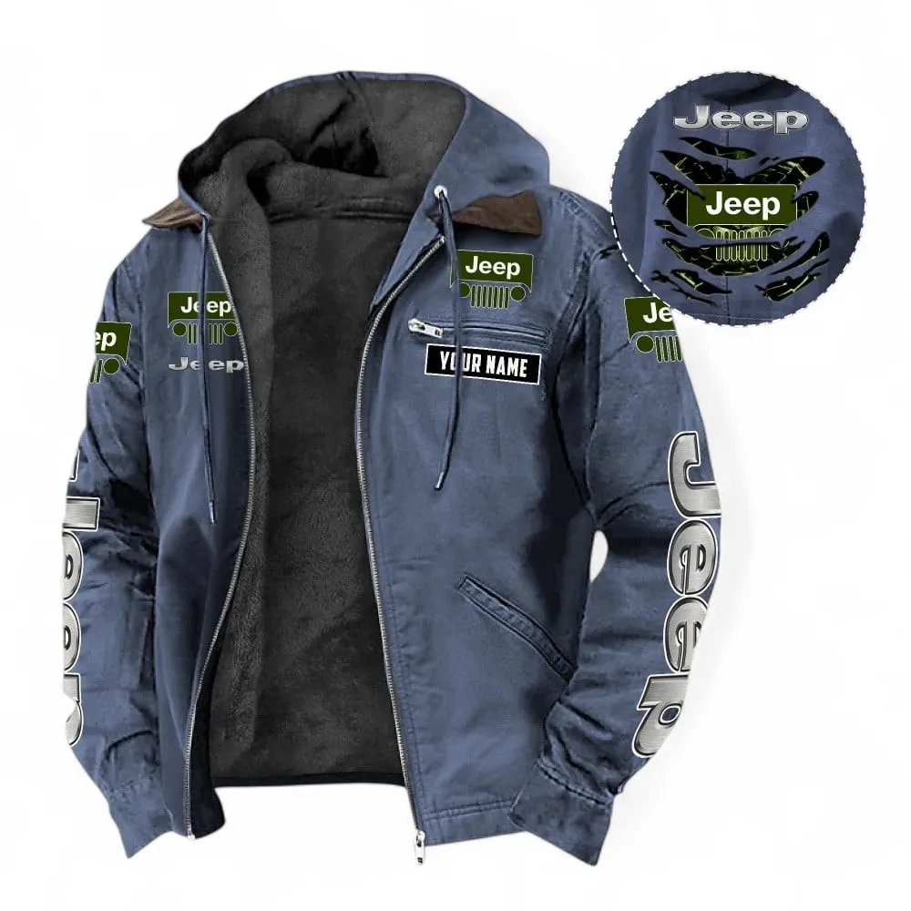 Outdoor Adventure Vehicle Hooded And Flannel Hoodie, Everyday Casual Hoodie For Car Lovers CAR391 - Navy Blue