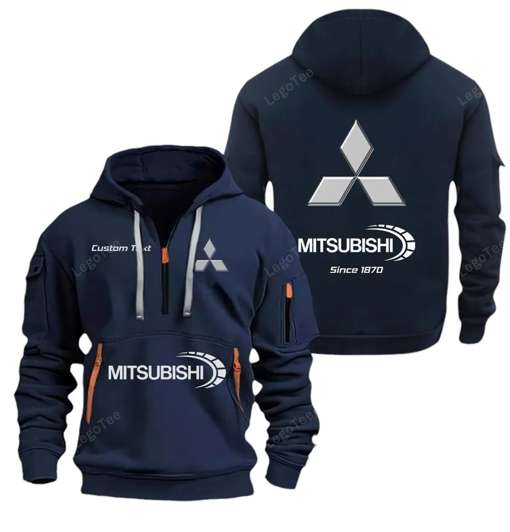 Performance Auto Hoodie Half Zipper, Active Spirit Hoodie CAR052 -Navy