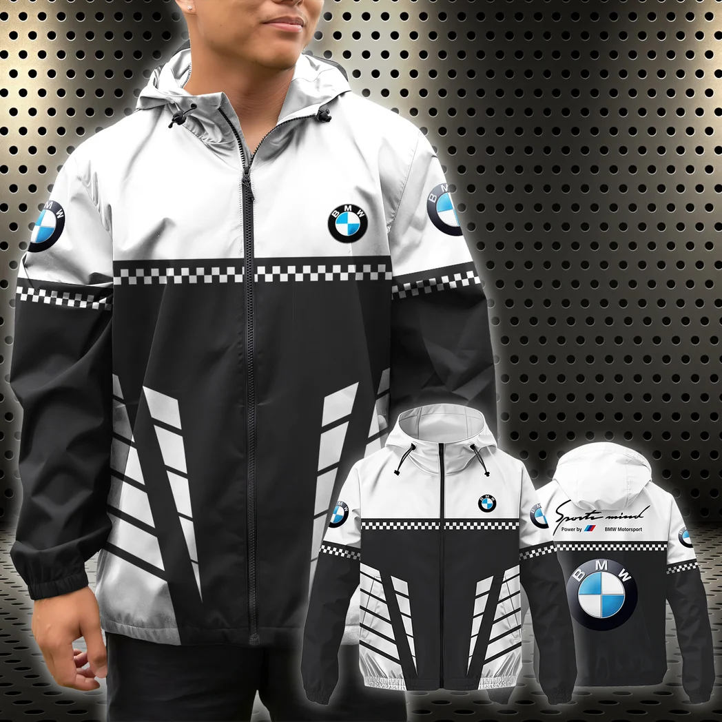 Performance Car Windbreaker Jacket, All-Season Car Fan Jacket HVN1385BM
