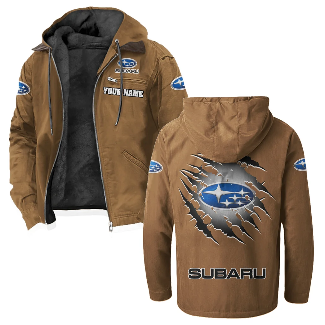 Performance Hatchback Flannel Hoodie, Bold Automotive Hoodie HVN1327SU - Camel