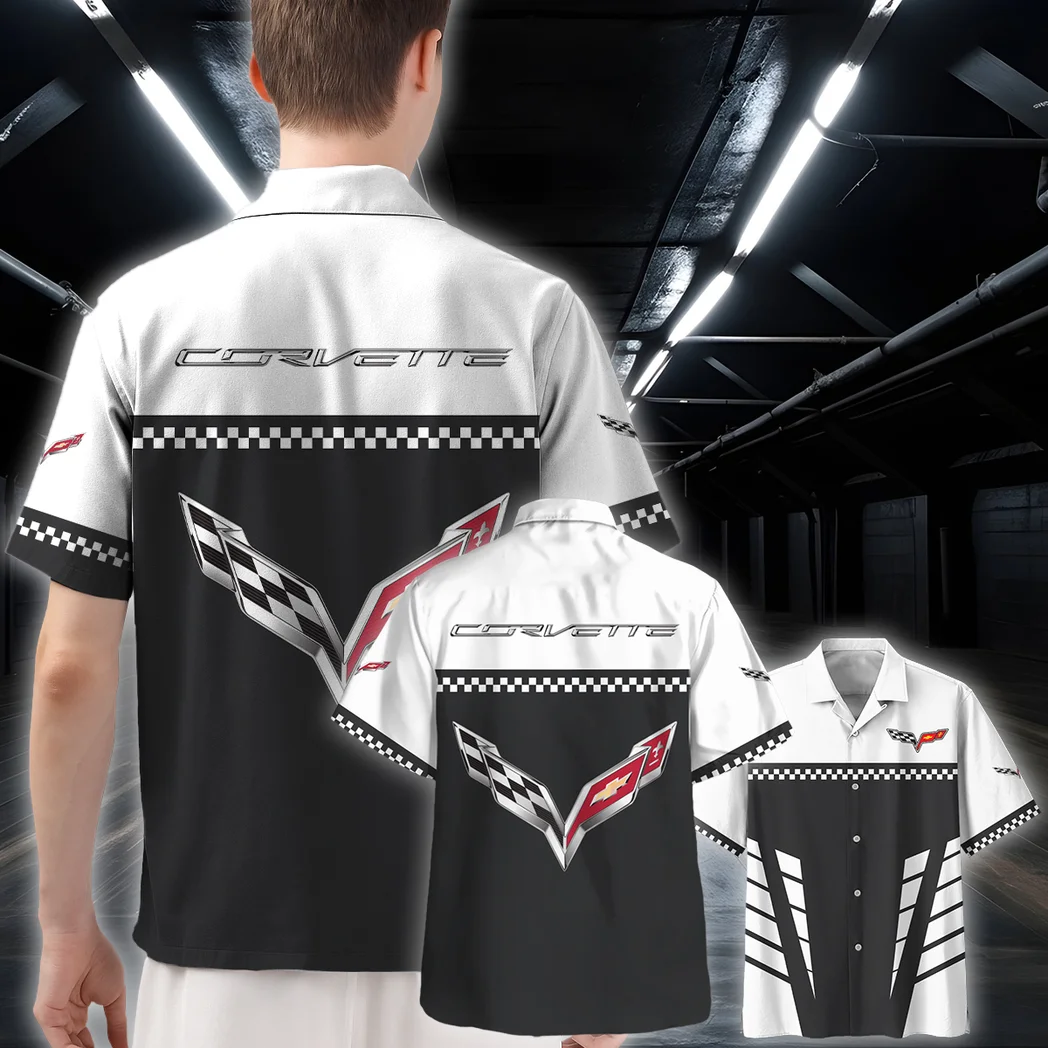 Performance Sedan Hawaiian Shirt, Hot Rod Button Shirt HVN1385CE