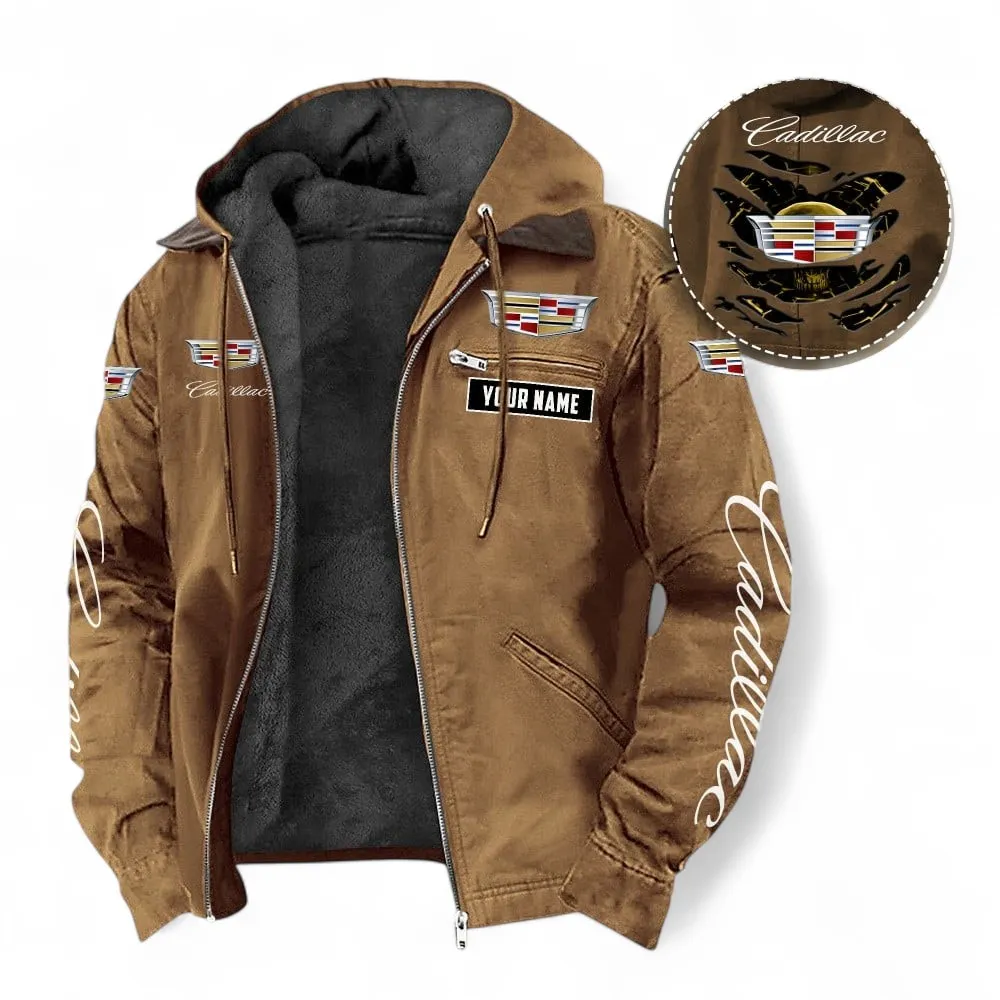 Premium Performance Car Hooded And Flannel Hoodie, Rugged Casual Fit Hoodie For Car Lovers CAR391 - Camel