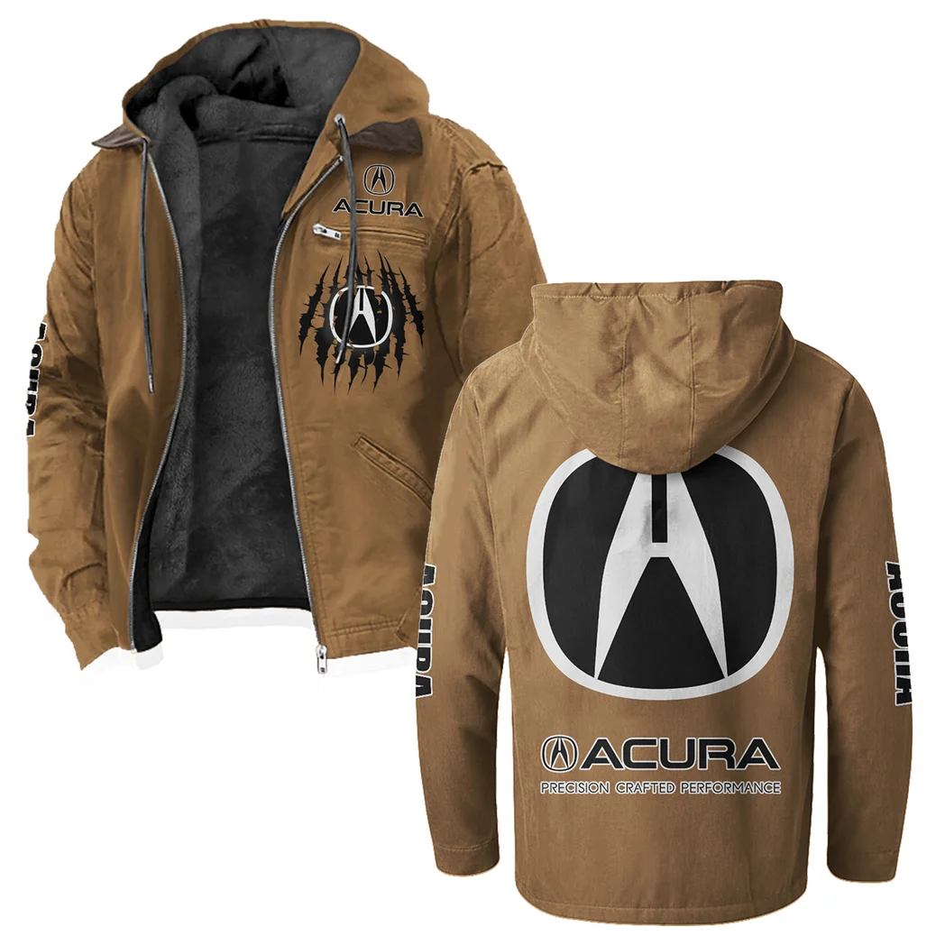 Premium Sedan Flannel Hoodie, Road-Ready Flannel Hoodie HVN1328AC - Camel