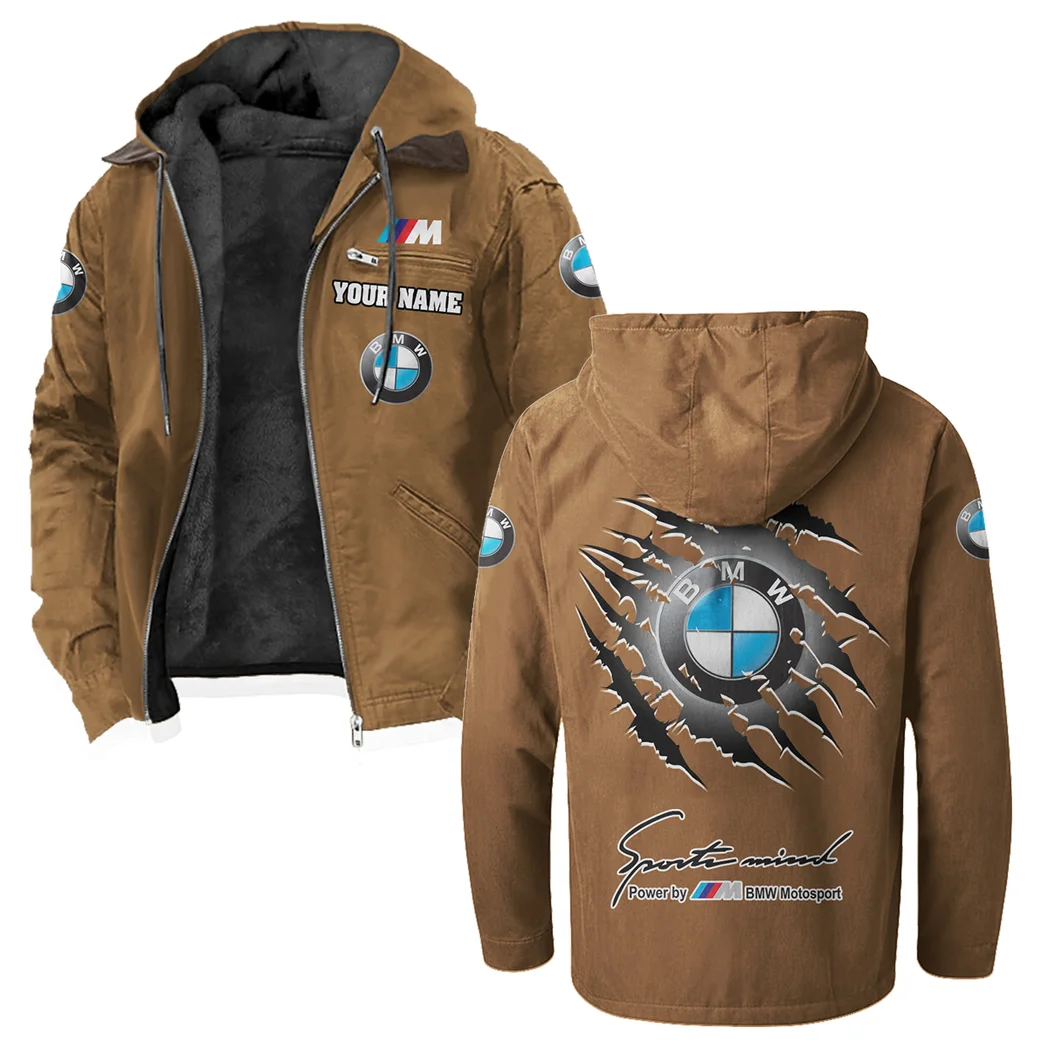 Racing Car Flannel Hoodie, Streetwear Flannel for Drivers HVN1327BM - Camel