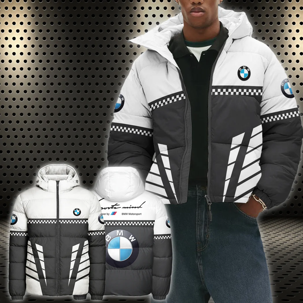 Racing Coupe Hooded Cotton Jacket, Auto Lifestyle Jacket HVN1385BM