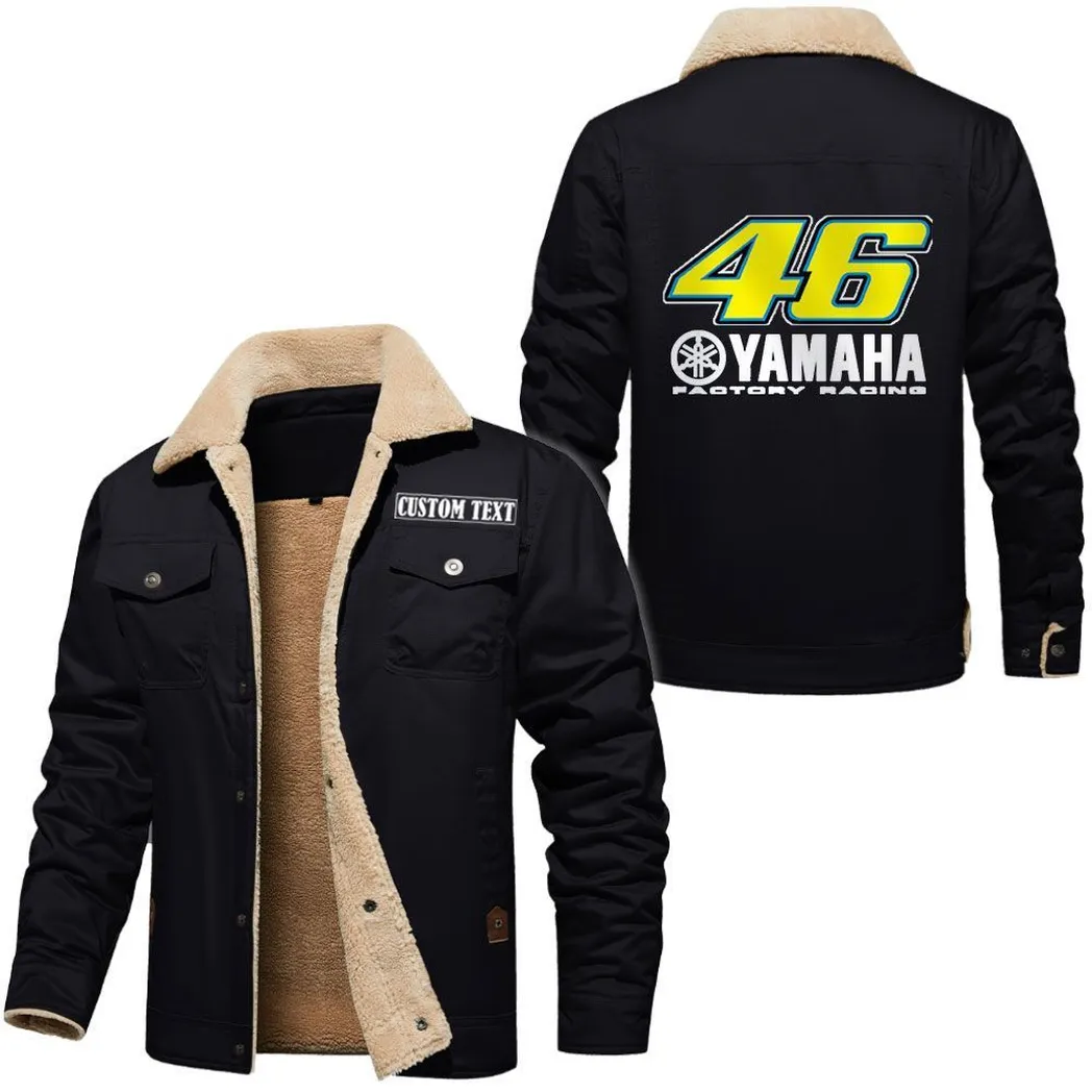 Racing Legend Jacket Fur Collar Fleece, Driver Approved Cozy Jacket CAR566112825235-Black