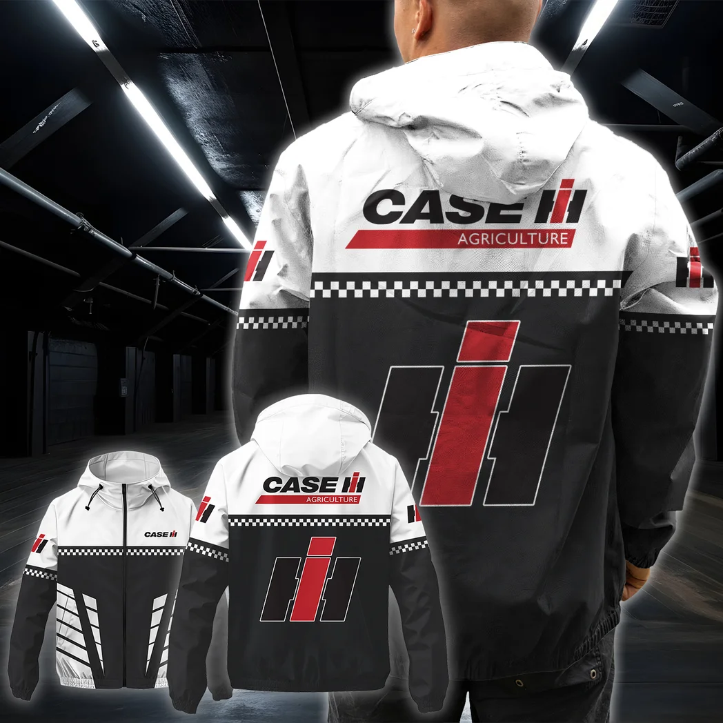 Ranch Tractor Windbreaker Jacket, Classic Car Culture Jacket HVN1385CS