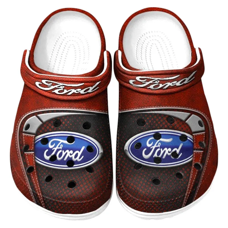 Red Edition Utility Vehicle Inspired All Over Print Clog, Perfect Gift Footwear for Automotive Enthusiasts CAR177 - Image 2