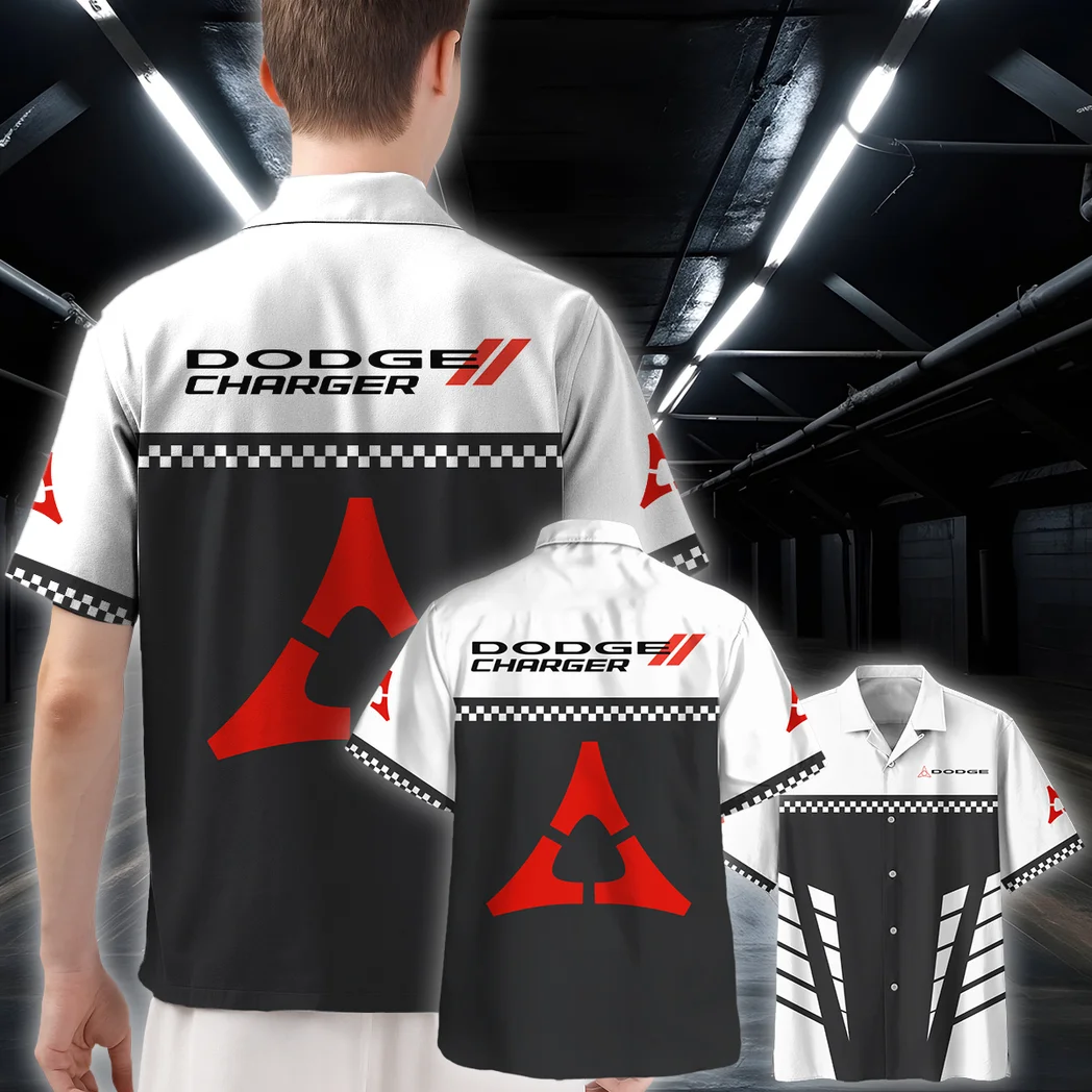 Retro-Inspired Sedan Hawaiian Shirt, Speed Legend Button Shirt HVN1385DC