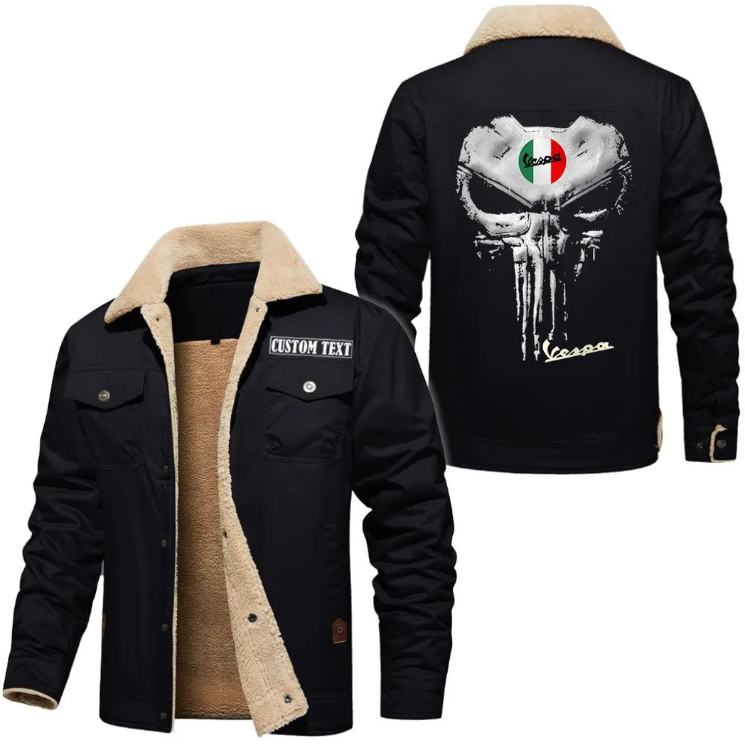 Road Bike Jacket Fur Collar Fleece, Everyday Driver Warm Fleece CAR566112825371-Black