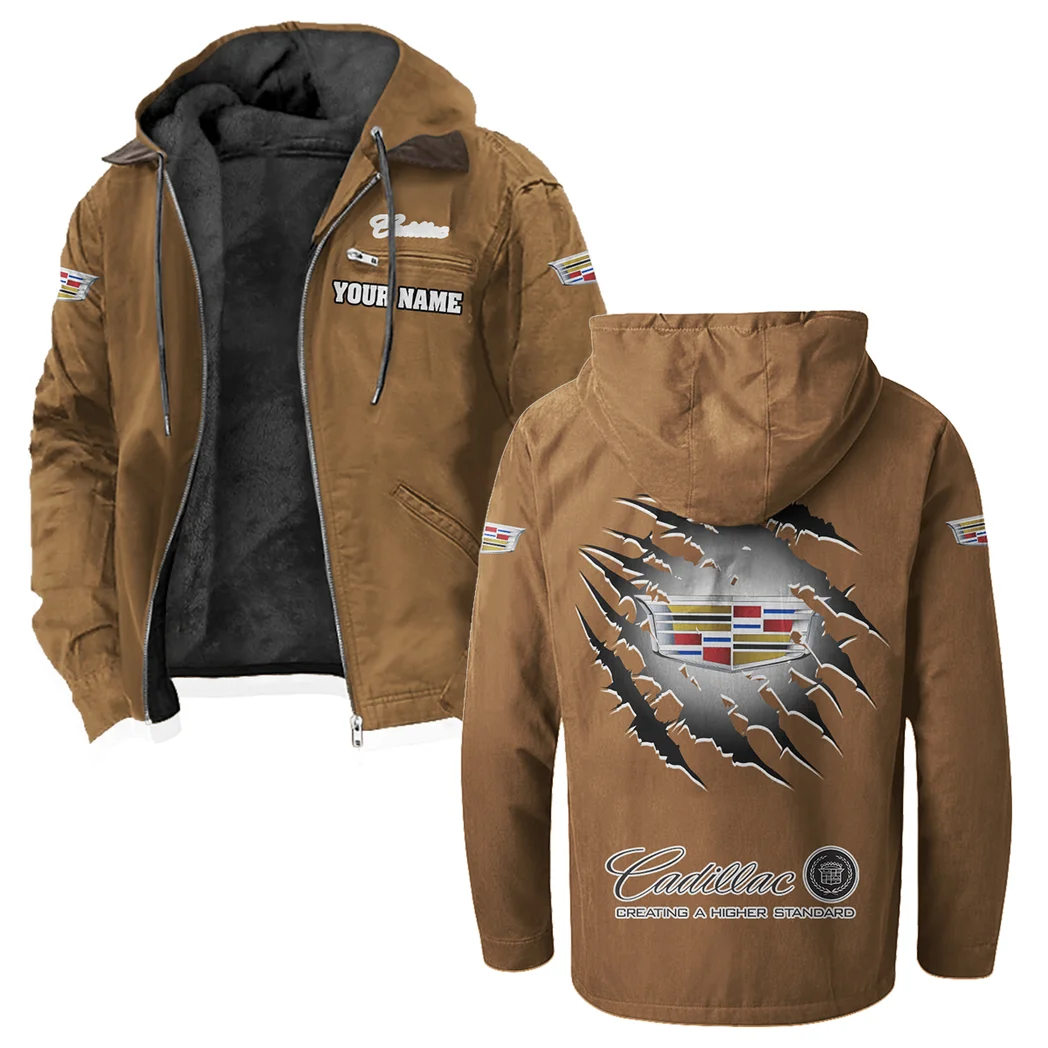 Road Legend Flannel Shirt Flannel Hoodie, Warm Street Flannel HVN1327CA - Camel