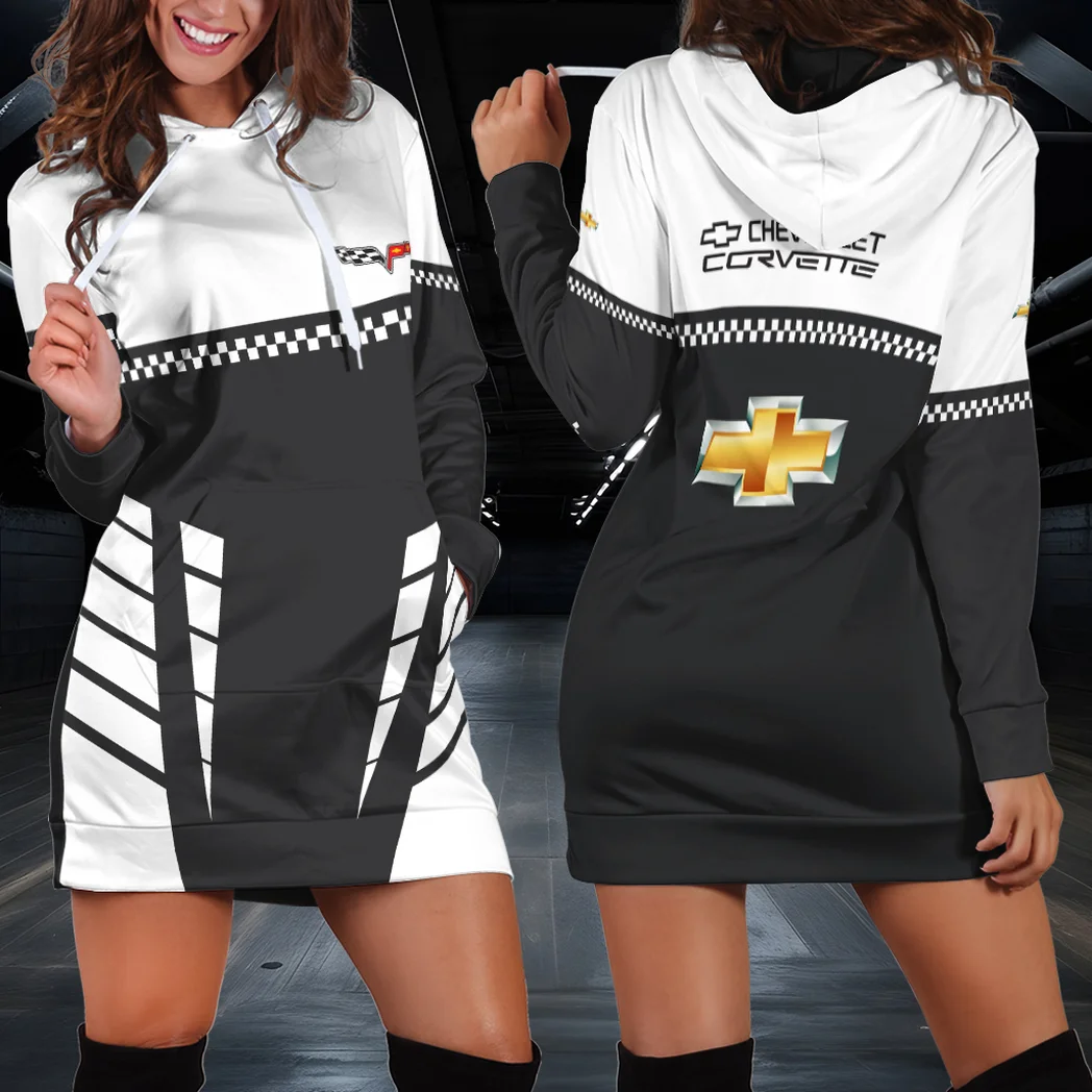 Roadster Hoodie Dress, Gear Driven Fashion for Women HVN1385CC