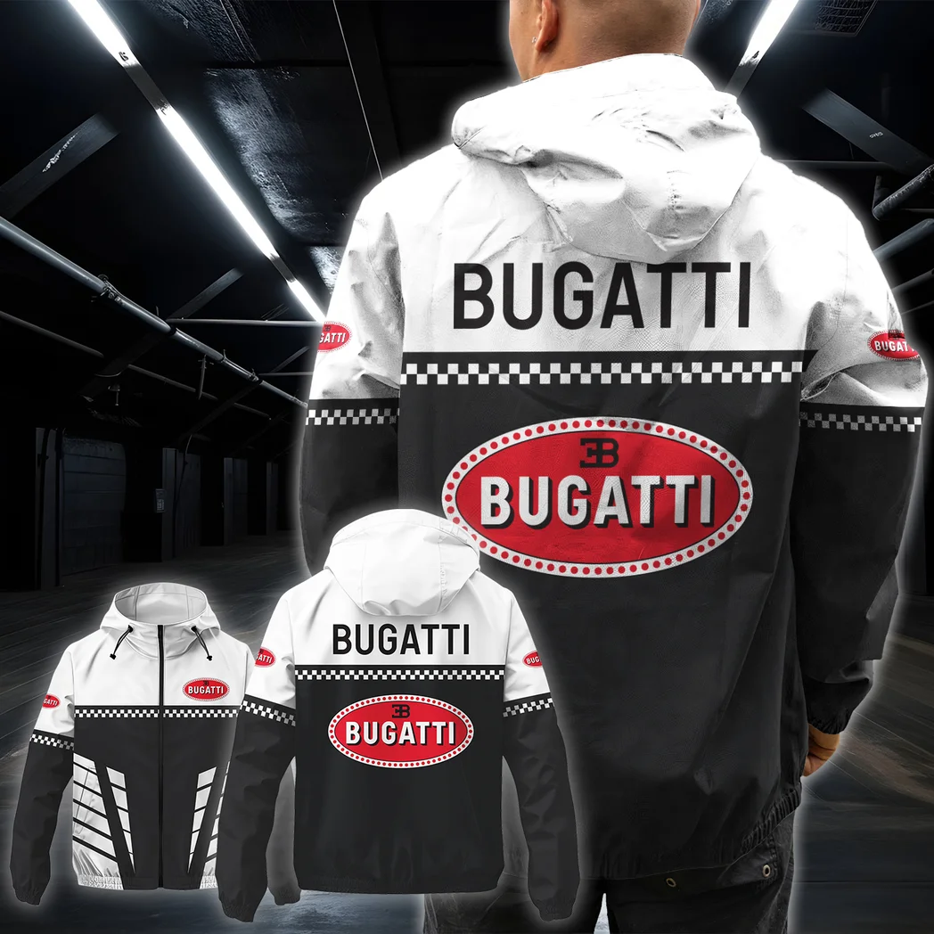 Speed Vehicle Windbreaker Jacket, Classic Driver's Everyday Jacket HVN1385BU