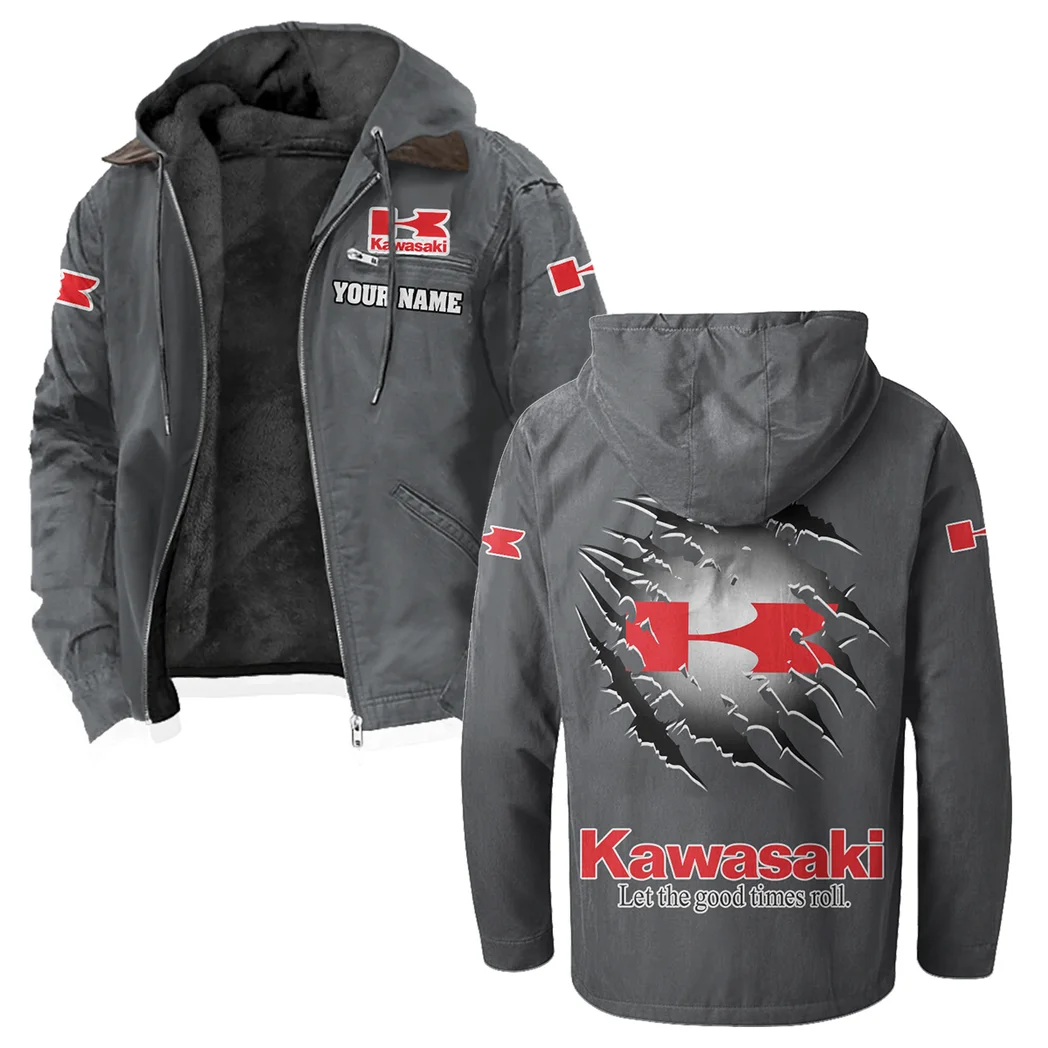 Sport Bike Flannel Hoodie, Everyday Driver Hoodie HVN1327KA - Gray