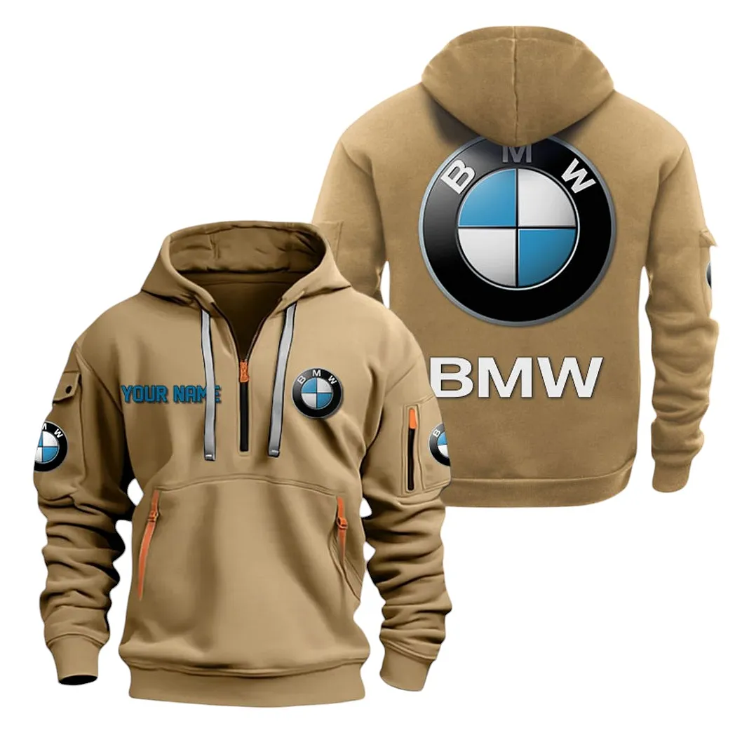 Sport Vehicle Hoodie Half Zipper, Game Day Half-Zip Hoodie CAR200 - Khaki