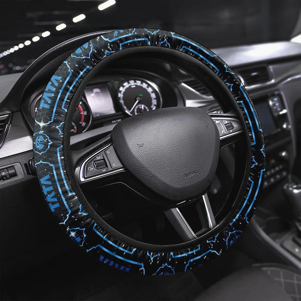 TitanPowers Steering Wheel Cover 3D Print, Precision Fit Steering Cover CAR146 - Blue