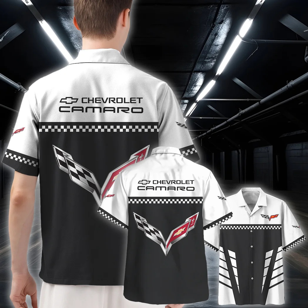 Two-Door Sports Car Hawaiian Shirt, Urban Driver Button Shirt HVN1385CH