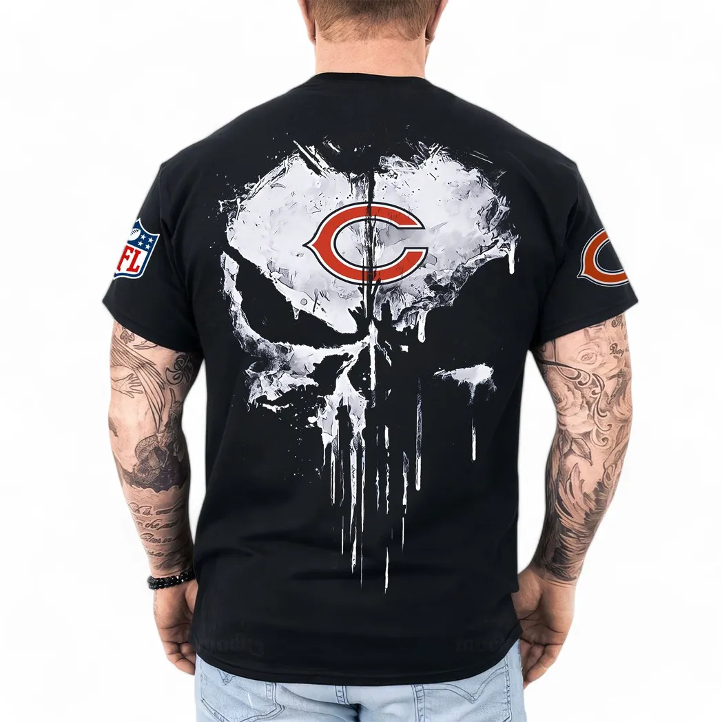 Bear Crew T-Shirt, Active Lifestyle Tee NFL011 - Image 3