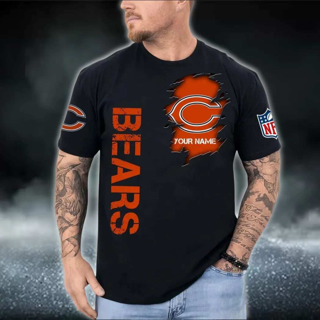 Bear Crew T-Shirt, Active Lifestyle Tee NFL011