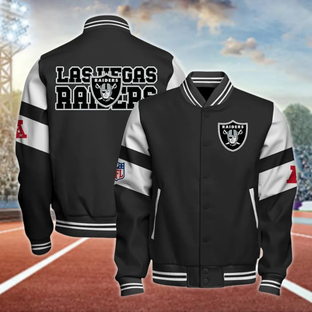 Black Blades Baseball Jacket, Bold Varsity Game Jacket NFL550