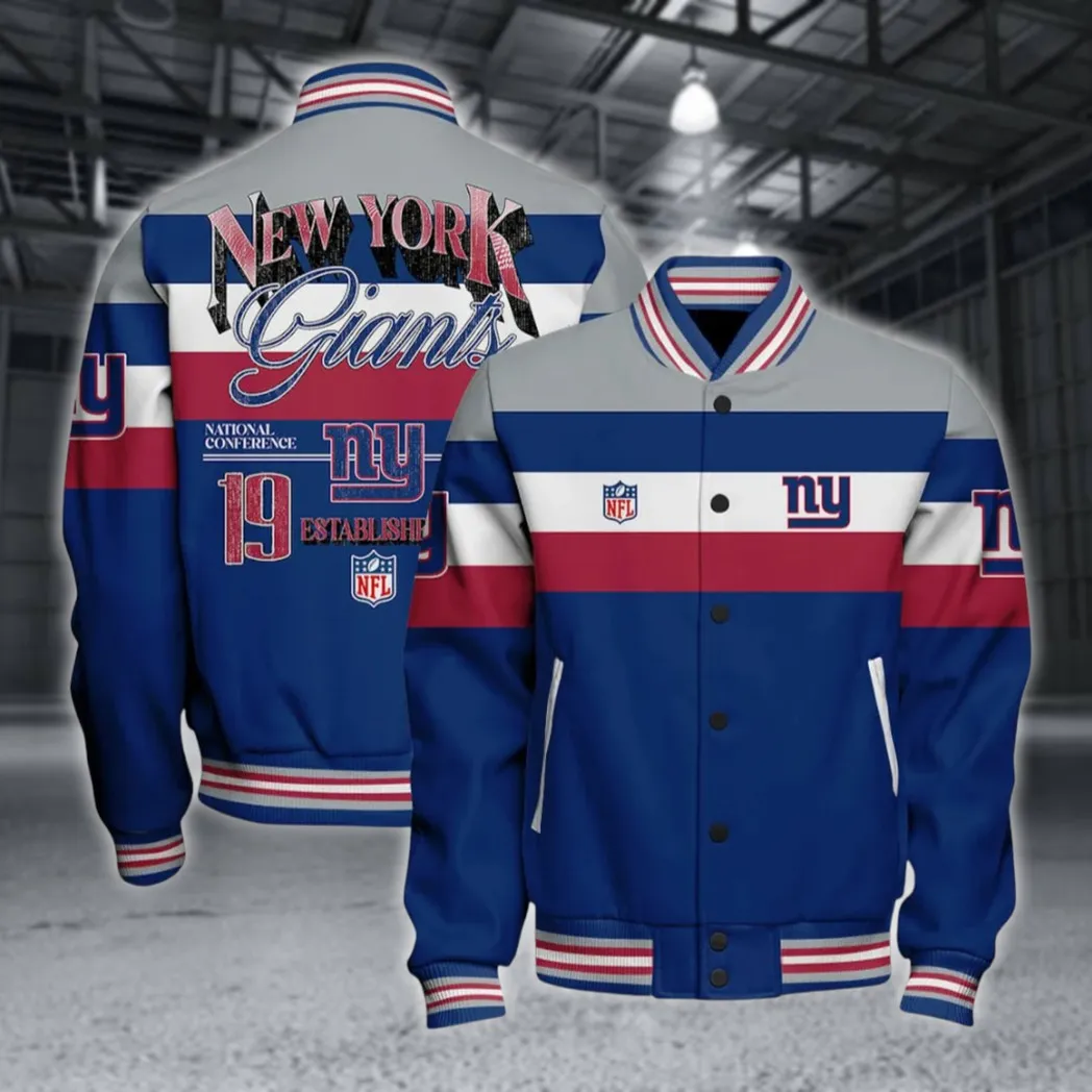 Blue Helm Baseball Jacket, Sport Lifestyle Varsity Jacket NFL550
