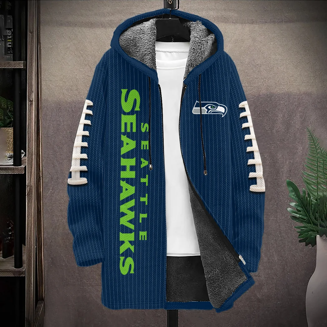 Blue Pride Fleece Windbreaker Jacket, Cozy Sports Fan Gear HVN1424SS