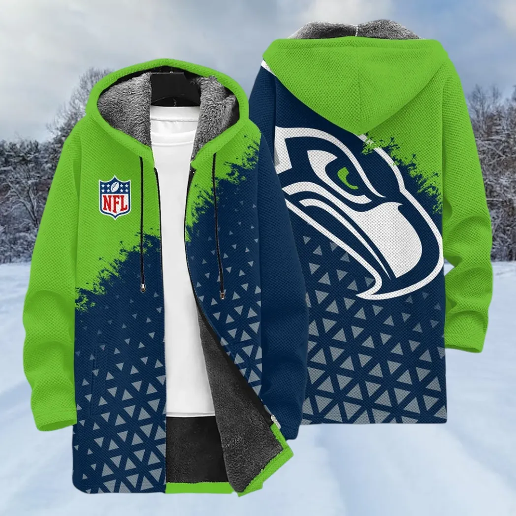 Blue Pride Fleece Windbreaker Jacket, Winter Game Windbreaker HVN1270SS