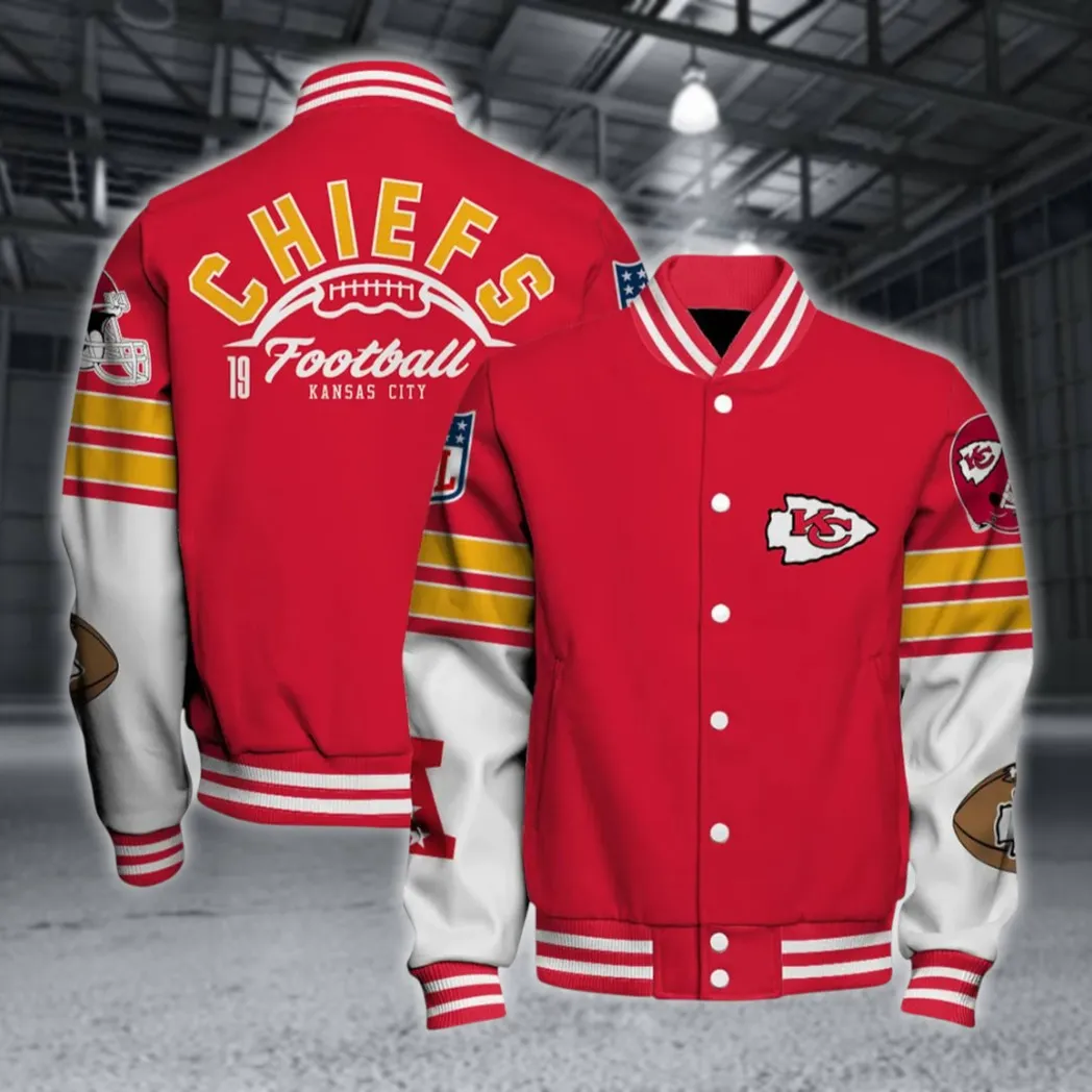 Fan Squad Baseball Jacket, Custom Fan Varsity Outerwear NFL550