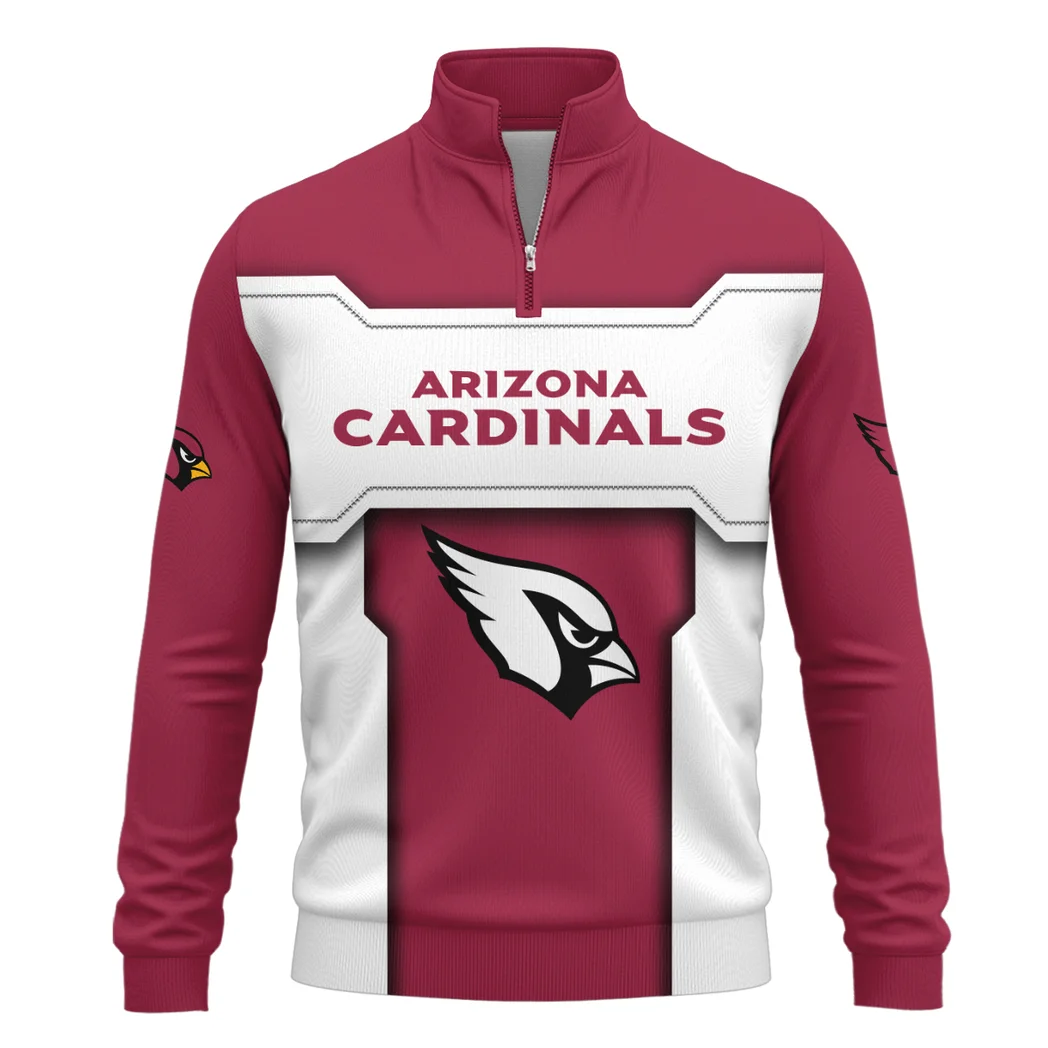 Feathered Army Quarter-Zip Sweatshirt, Performance Fit Quarter-Zip Style HVN1421AC