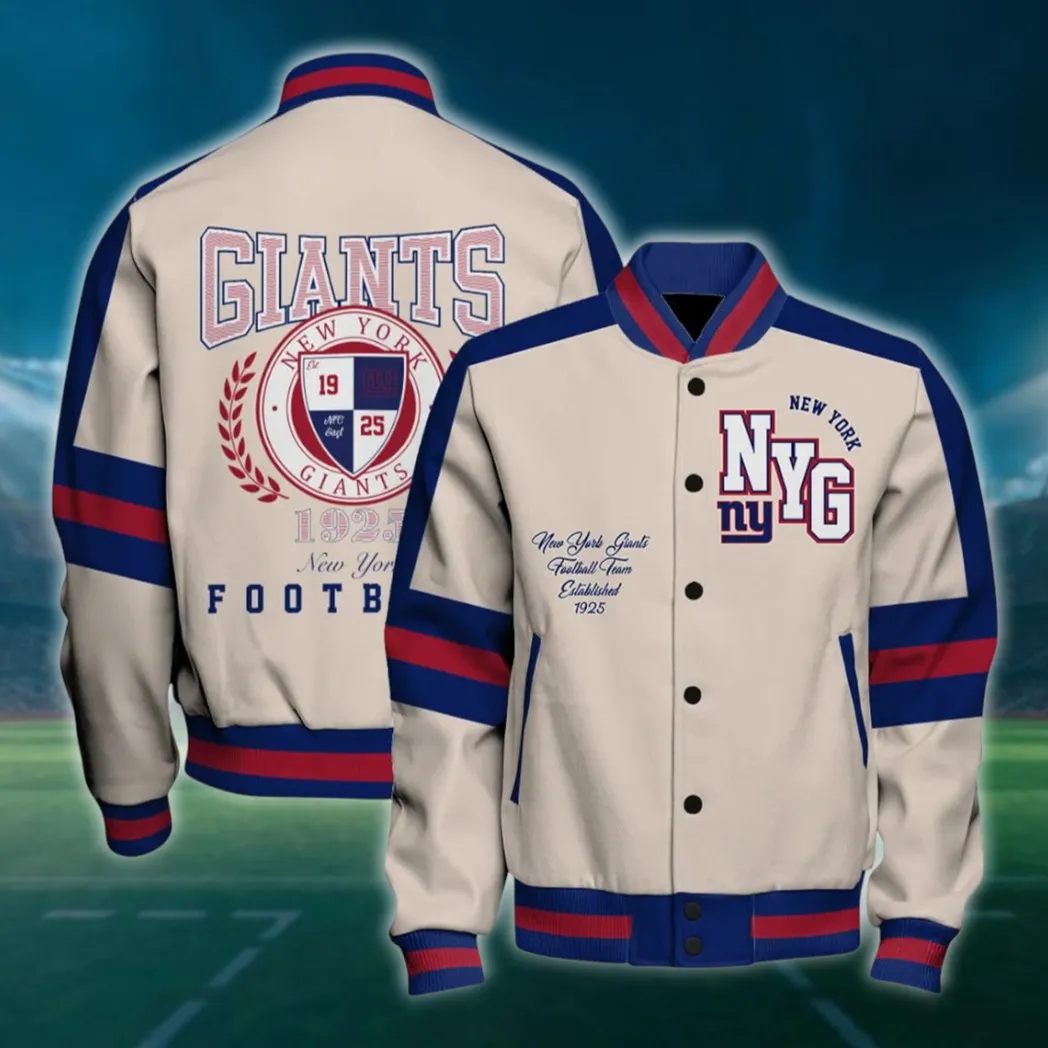 Game Day Squad Baseball Jacket, Custom Fan Varsity Outerwear NFL550
