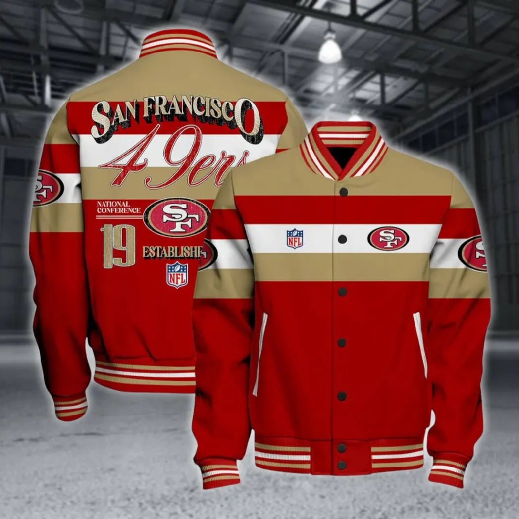 Golden Gate Pride Baseball Jacket, Cold Match-Day Jacket NFL550