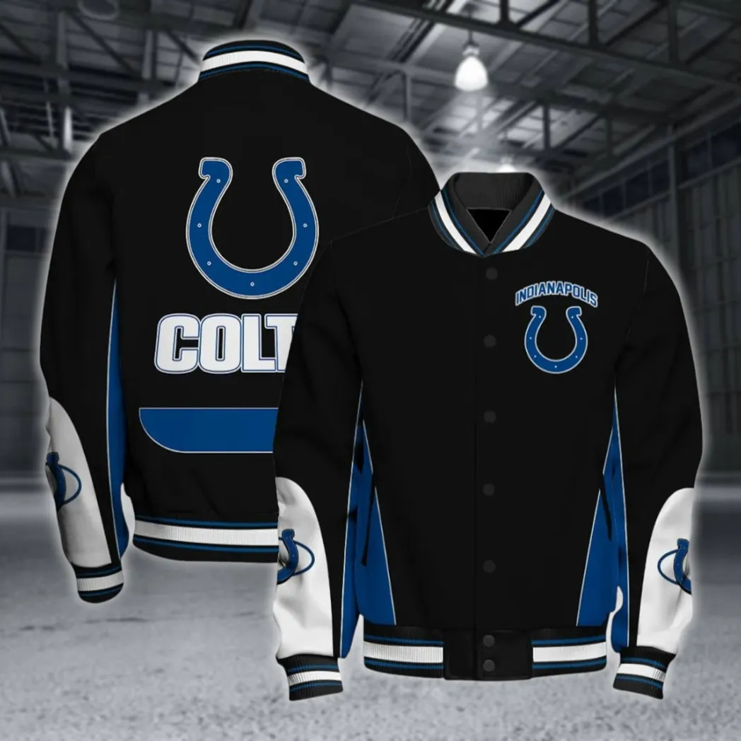 Hoosier Squad Baseball Jacket, Custom Varsity Fan Jacket NFL550