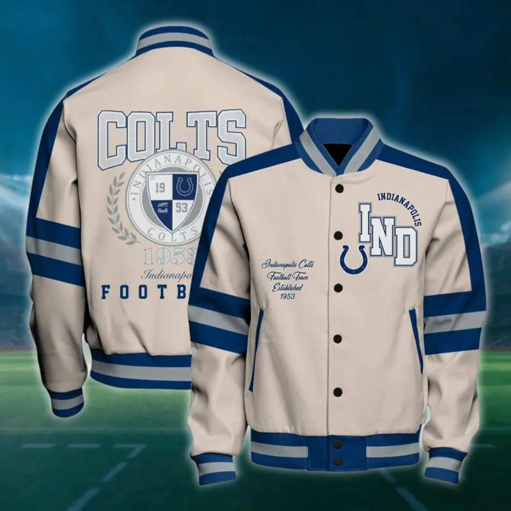 Hoosier Squad Baseball Jacket, Heritage Baseball Fan Jacket NFL550
