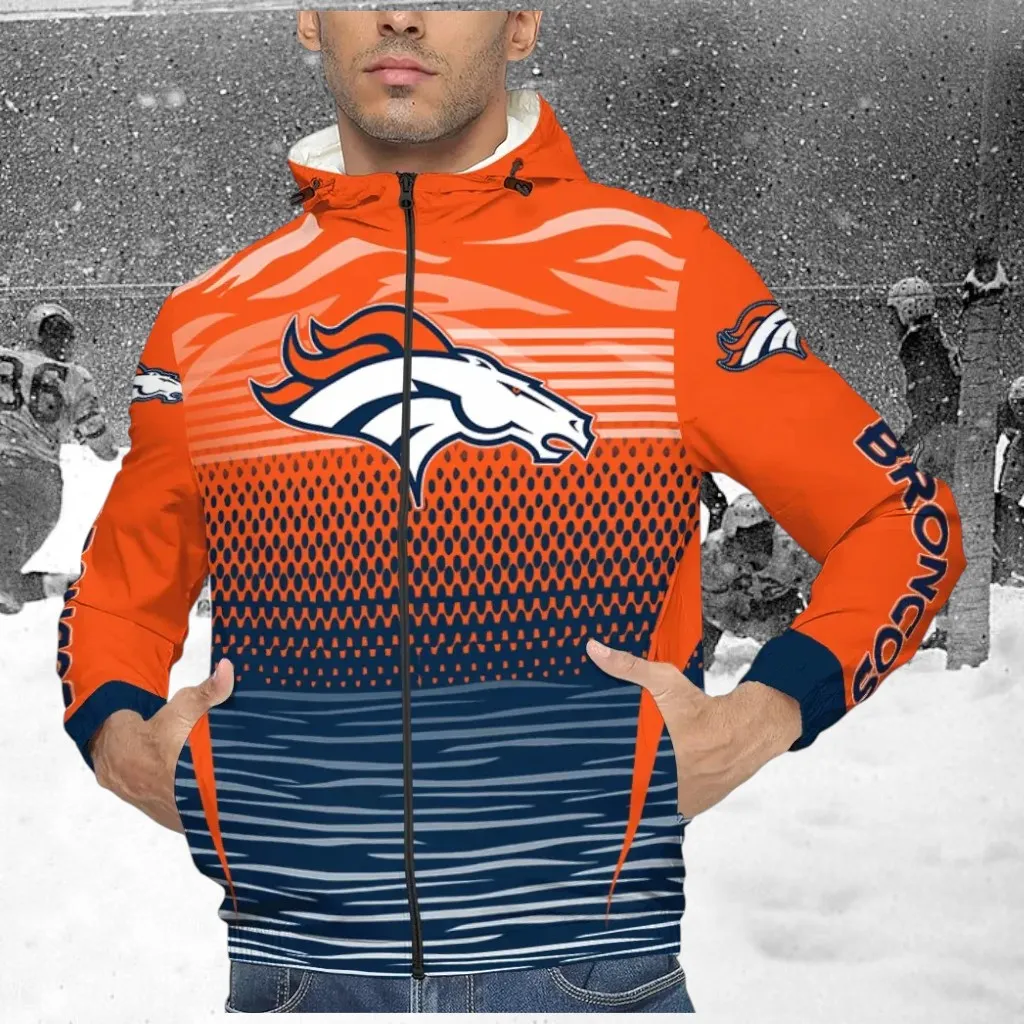 Horse Army Windbreaker Jacket, Rugged Sports Waterproof NFL167
