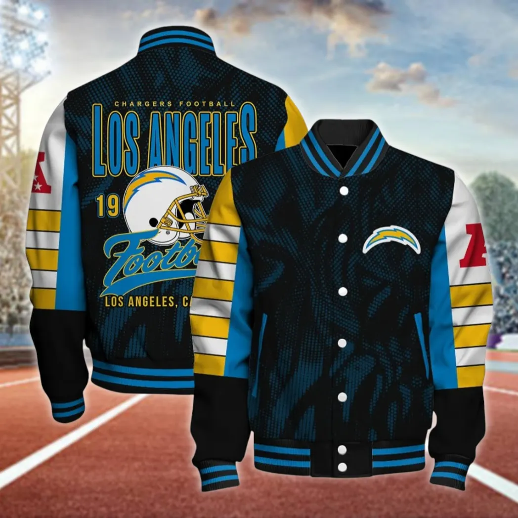 Match Day Bolts Baseball Jacket, Custom Varsity Fan Jacket NFL550