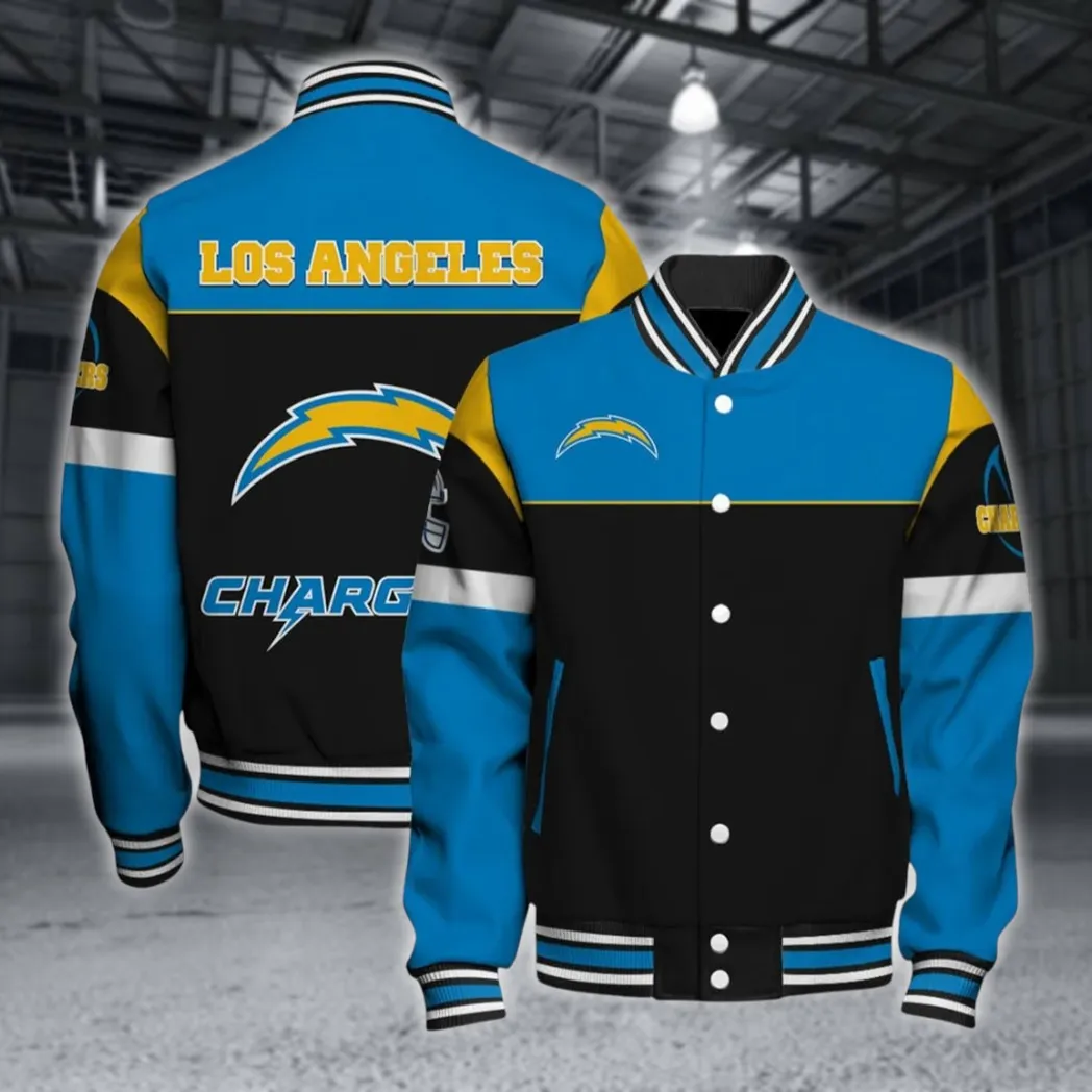 Match Day Bolts Baseball Jacket, Game-Day Varsity Outerwear NFL550