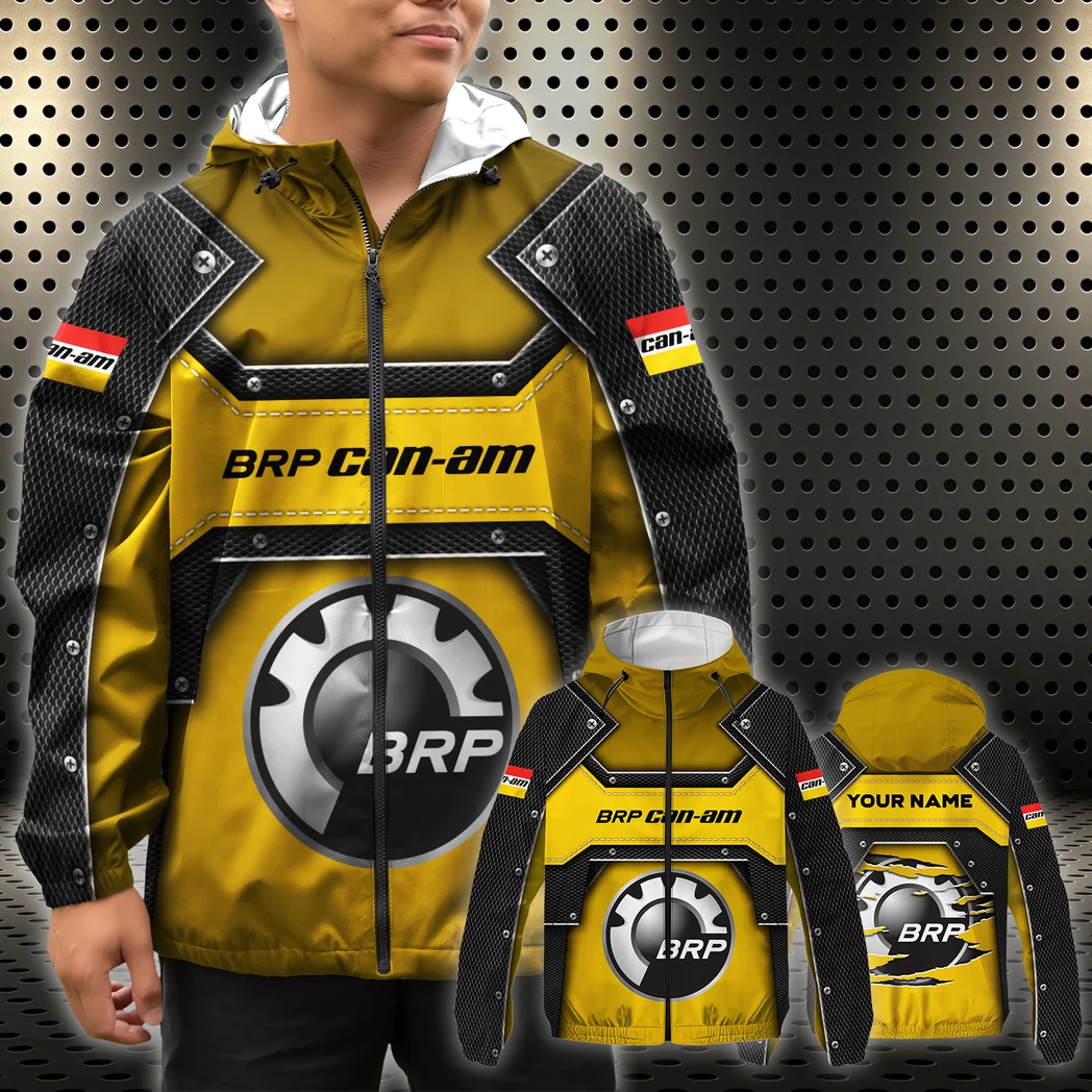 Outdoor Explorer Windbreaker Jacket , Durable Weatherproof Auto Jacket HVN1401BR