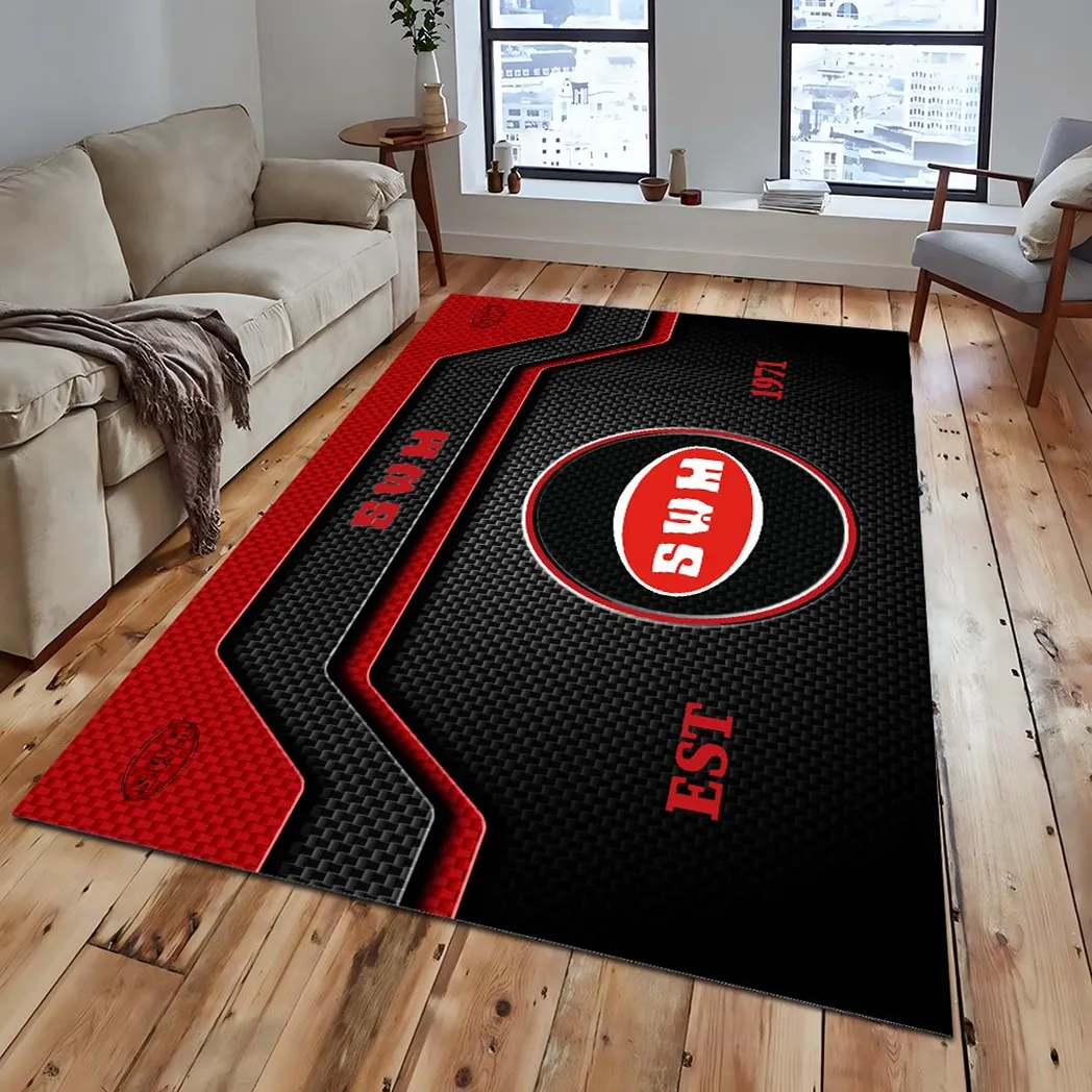 Performance Trail Bike Rug, Car Culture Rug with Modern Style CAR191