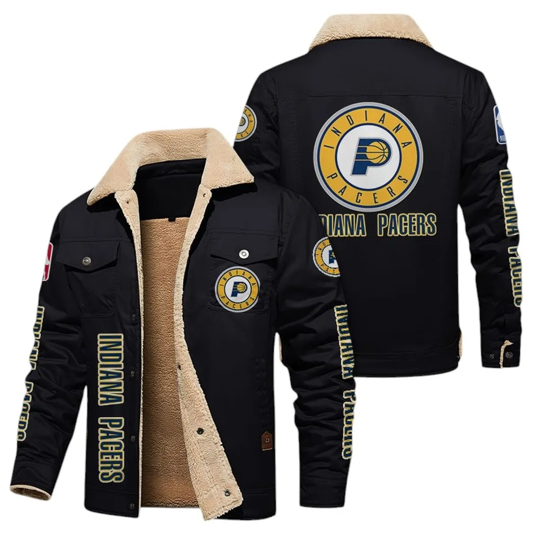 Pure Motion Jacket Fur Collar Fleece, Exclusive Fan Comfort NBA611301 - Black