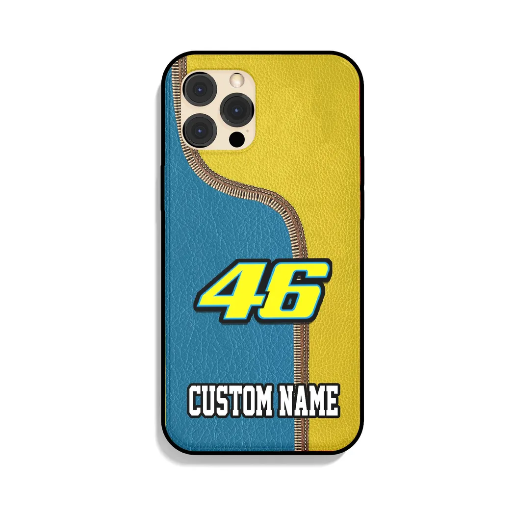 Racing Legend Phone Case, Rider-Inspired Shockproof Cover CAR564