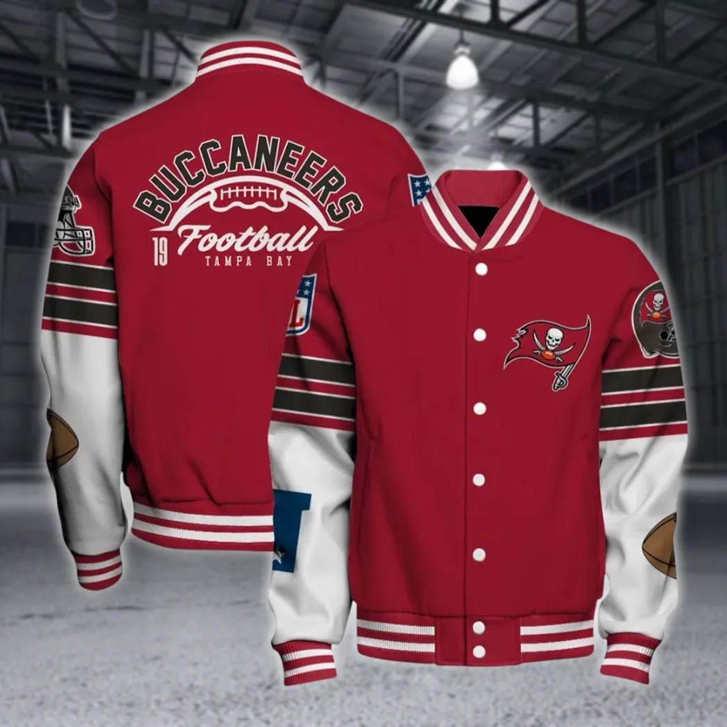 Red Blades Baseball Jacket, Premium Sport Fan Outerwear NFL550
