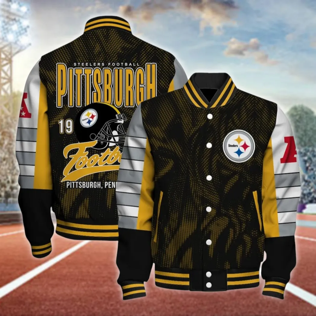 Three Rivers Squad Baseball Jacket, Streetwear Varsity Sport Jacket NFL550