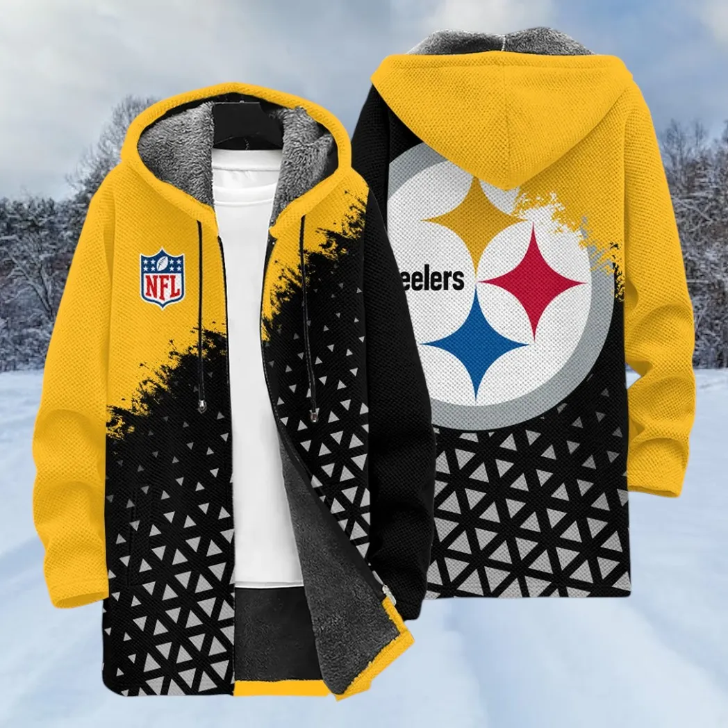 Three Rivers Squad Fleece Windbreaker Jacket, Warm Fan Windbreaker HVN1270PS